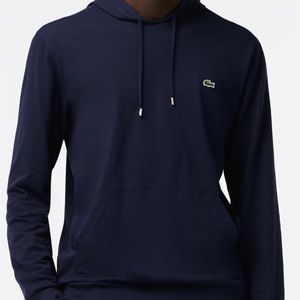 Men’s cotton jersey hooded shirt